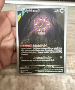 Pokemon TCG Spiritomb 148/132 2025 Mega Evolution Illustration Rare Card - NM - Image 1