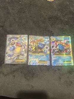 Blastoise Xy122 and 2 Mega Blastoise Bundle Pokemon Cards - Image 2