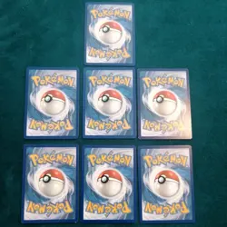 Eevee and Eeveelutions x7 Pokemon Cards Bundle - NM + Cute + Cosmo Holo Jolteon - Image 2