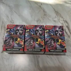 Lot Of 3 Pokemon TCG: S&V Destined Rivals Factory Sealed Booster Bundle Box - Image 1