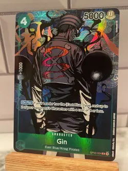 Gin OP03-024 SR Alternate Art Pillars Of Strength One Piece Card English NM - Image 1