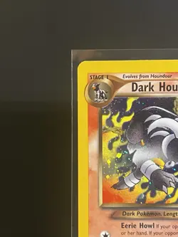 Pokemon TCG Neo Destiny Dark Houndoom Holo Rare Card 7/105 Unlimited Vintage - Image 2