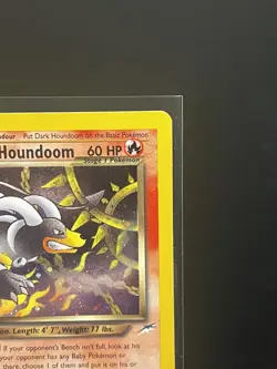 Pokemon TCG Neo Destiny Dark Houndoom Holo Rare Card 7/105 Unlimited Vintage - Image 3