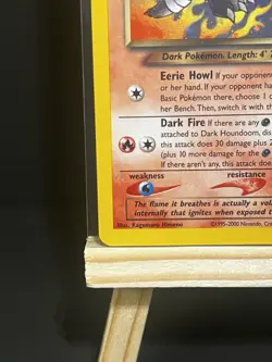 Pokemon TCG Neo Destiny Dark Houndoom Holo Rare Card 7/105 Unlimited Vintage - Image 5