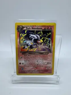 Pokemon Dark Houndoom TCG Card Neo Destiny 7/105 Unlimited Holo Rare - Image 1