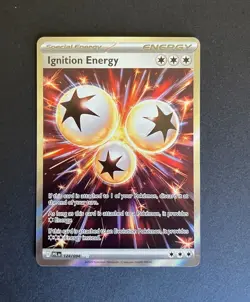 Ignition Energy 124/094 - Full Art Trainer - Phantasmal Flames - Pokemon TCG - Image 1
