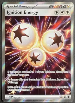 Ignition Energy 124/094 - Full Art Trainer - Phantasmal Flames - Pokemon TCG - Image 1