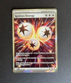 Ignition Energy 124/094 - Full Art Trainer - Phantasmal Flames - Pokemon TCG - Image 1