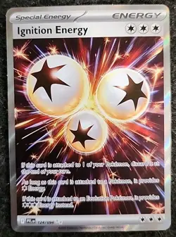 Ignition Energy 124/094 - Full Art Trainer - Phantasmal Flames - Pokemon TCG NM - Image 1