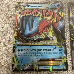 Pokemon Card Lot Xy, Jumbo Mega Ex Cards, Shiny Rare EXs. Cards are supersized. - Image 2