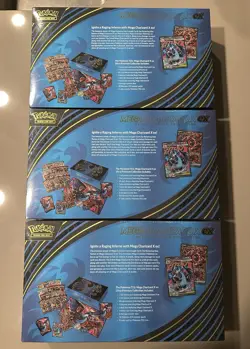 Pokemon TCG - Mega Charizard X ex Ultra Premium Collection - LOT OF 3 - Sealed - Image 2