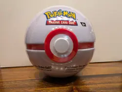 Pokemon TCG Poke Ball Tin Sealed 3 Booster Packs & Coin 2023 Trading Card Game - Image 1
