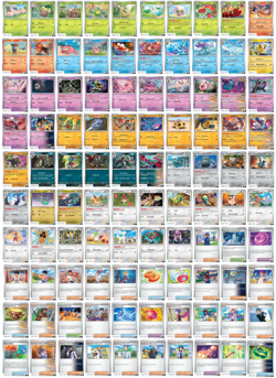 Pokemon TCG Prismatic Evolutions - Complete Base Set C/UC/Rare Holo - 100 Cards - Image 1