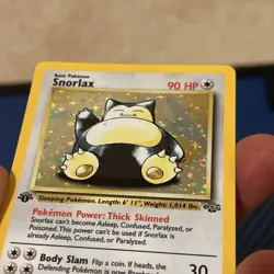 1999 Pokemon Snorlax 1st Edition Holo Card #11/64 - Rare Jungle - TCG. NM Crisp - Image 5