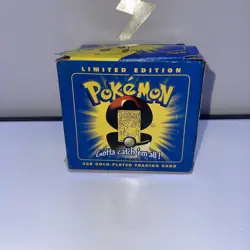 1999 Pokemon 23k Gold Plated Pikachu Card Burger King Ball Is Factory Sealed - Image 1