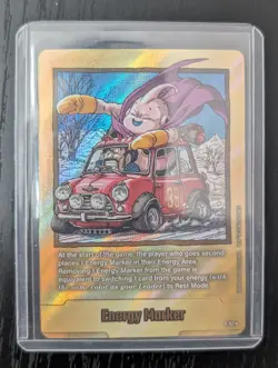 Fusion World Energy Marker E-87 Gold Manga Booster 02 Dragon Ball Card USA - Image 1