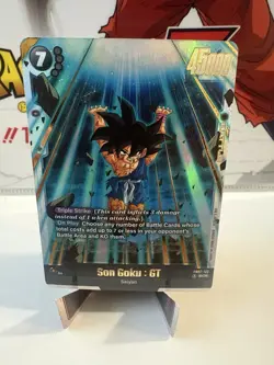 Dragon Ball Card Game Fusion World Son Goku : GT FB07-122 Secret Rare - Image 1