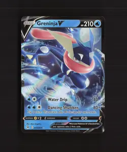 Greninja V 073/264 Fusion Strike Ultra Rare Holo Pokemon Card NM - Image 1