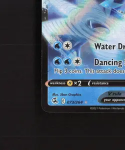 Greninja V 073/264 Fusion Strike Ultra Rare Holo Pokemon Card NM - Image 5