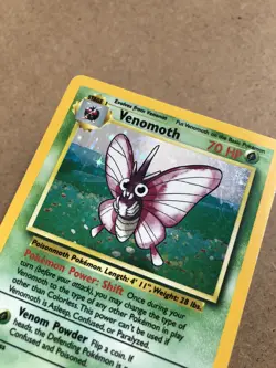Venomoth 13/64 Rare Holo ERROR No Set Symbol Jungle Misprint Pokemon Card - Image 3