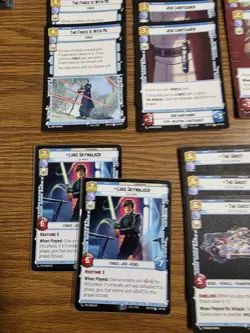 Vigilance / Heroism Unlimited Lot 61 cards Luke Skywalker Vigilance and More Sor - Image 2