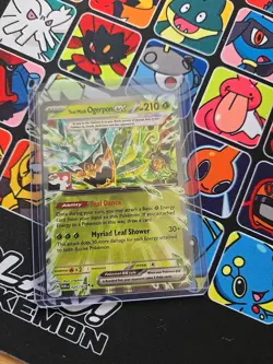 Teal Mask Ogerpon ex - 025/167 TWM Prize Pack Series Cards Holo NM - Image 1