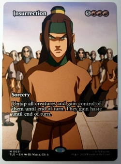 Insurrection - Borderless Mythic - MTG Avatar TLE - 0031 NM - Image 1