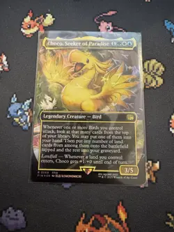 Choco, Seeker of Paradise (Borderless) (Chocobo Track Foil) Final Fantasy Foil - Image 1