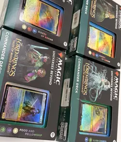 MAGIC The Gathering MTG LOTR Lord of The Rings Commander Deck Fellowship Riders 195166205052 - Image 5