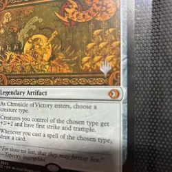 Chronicle of Victory - Lorwyn Eclipsed (ECL) IN HAND - NM - promo stamp - Image 2