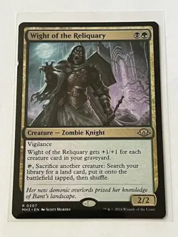 Wight of the Reliquary 207 MTG Modern Horizons 3 2024 Mint - 9.0 + Non Foil Rare - Image 2
