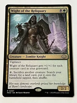 Wight of the Reliquary 207 MTG Modern Horizons 3 2024 Mint - 9.0 + Non Foil Rare - Image 4