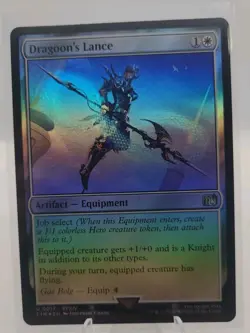 Dragoon's Lance #0017 Foil MTG Final Fantasy NM - Image 1
