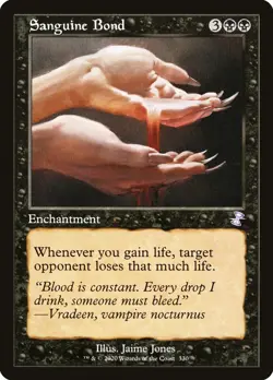 ~1x Sanguine Bond RETRO x1 ~NM~ TSR Magic the Gathering MtG~ - Image 1