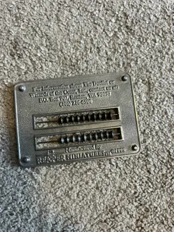 Vintage 1995 MTG Duelist Magic Life Counter Blue Reaper Miniatures Abacus RARE - Image 2