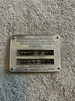 Vintage 1995 MTG Duelist Magic Life Counter Red Reaper Miniatures Abacus RARE - Image 2