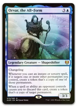 Orvar, the All-Form #70 (Foil) (LP) Kaldheim KHM Magic MTG - Image 1