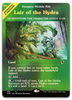 Lair of the Hydra (Dungeon Module) #356 (Foil) NM Forgotten Realms AFR Magic MTG - Image 1