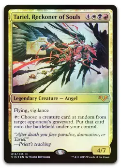 Tariel, Reckoner of Souls #15 (Foil) (LP) From the Vault: Angels V15 Magic MTG - Image 1