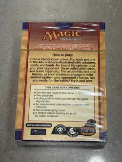 MTG Magic the Gathering-1999 Starter Game Sealed New Factory Sealed! - Image 3