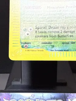 Pokemon Card Butterfree 5/165 Reverse Holo Rare Expedition Base Set Played - Image 5