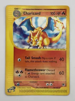 Pokemon TCG Charizard 39/165 Expedition Card Rare Non Holo - Image 1
