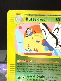 Pokemon Card Butterfree 38/165 Reverse Holo Rare Expedition Base Set Light Play - Image 3