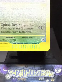 Pokemon Card Butterfree 38/165 Reverse Holo Rare Expedition Base Set Light Play - Image 4