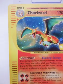 Pokemon TCG: Charizard 6/165 Expedition Base Set Holo Vintage Card HP clean. - Image 2