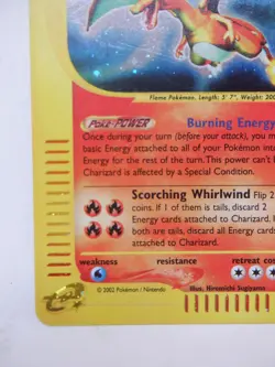 Pokemon TCG: Charizard 6/165 Expedition Base Set Holo Vintage Card HP clean. - Image 5