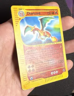 Pokemon Charizard 6/165 Reverse Holo Expedition E-Reader Card - Image 3