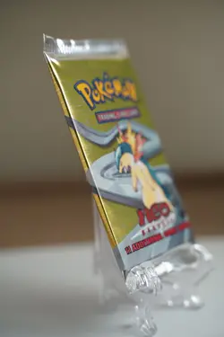 2000 WOTC Pokemon 1st Edition Neo Genesis Booster Pack Typhlosion Art Vintage - Image 4