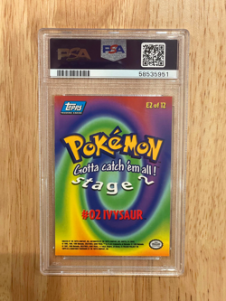 PSA 10 Ivysaur Topps Movie Edition POP 36 Pokemon 1999 Mint Rare - Image 2