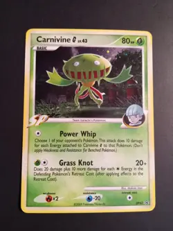 Pokemon Carnivine DP42 Diamond & Pearl Black Star Promo Holo LP - Image 1
